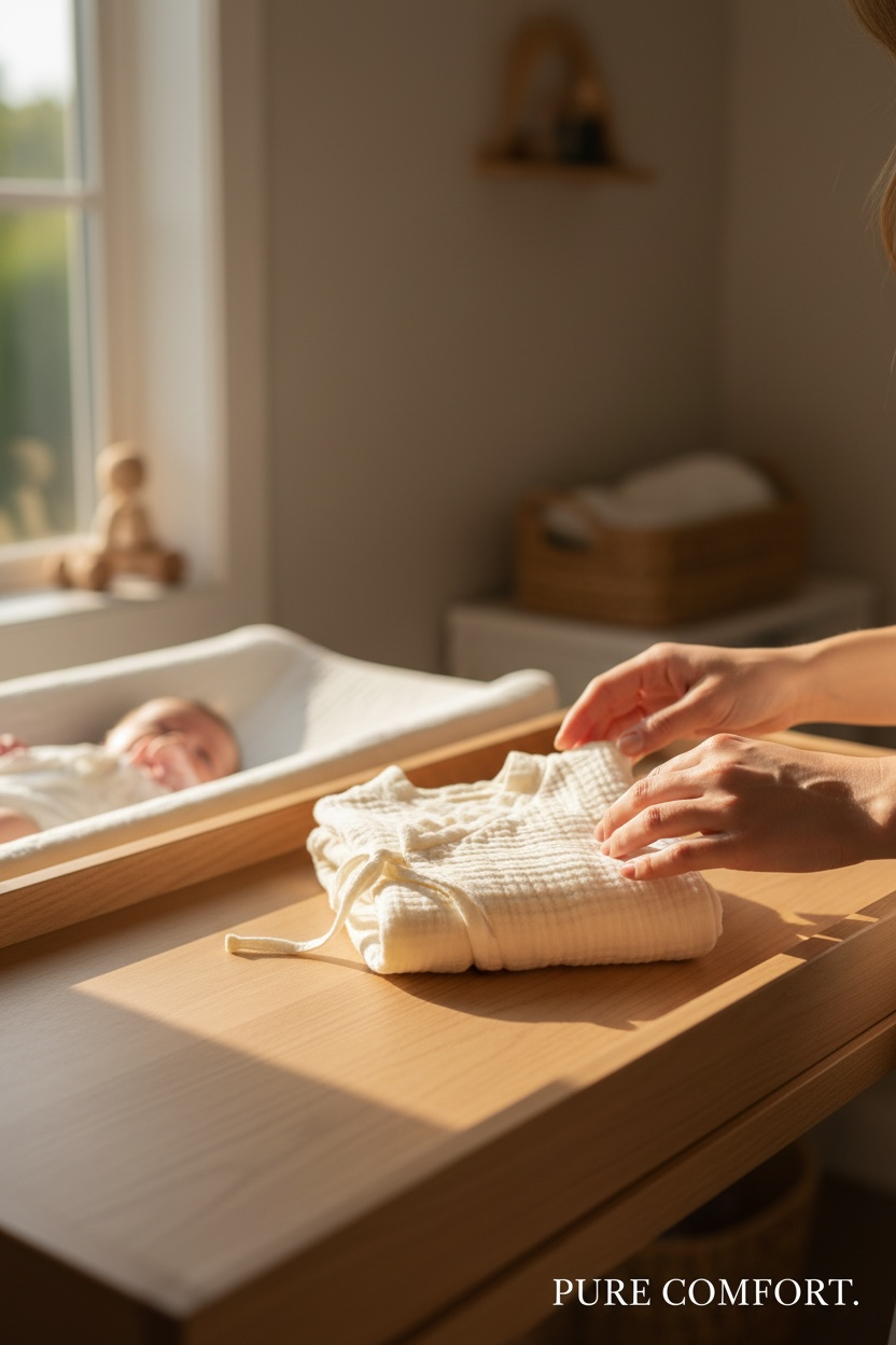 4 Katlı Müslin Bebek Tulumu - Uniseks