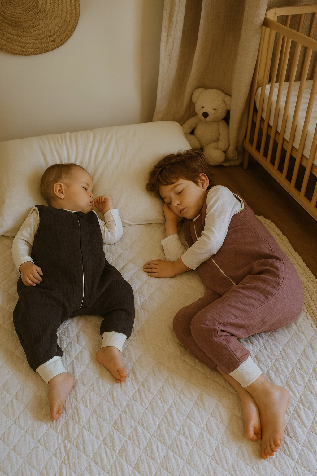 Penye Astarlı Dört Kat Müslin Uyku Tulumu (1 TOG) Enhitbaby