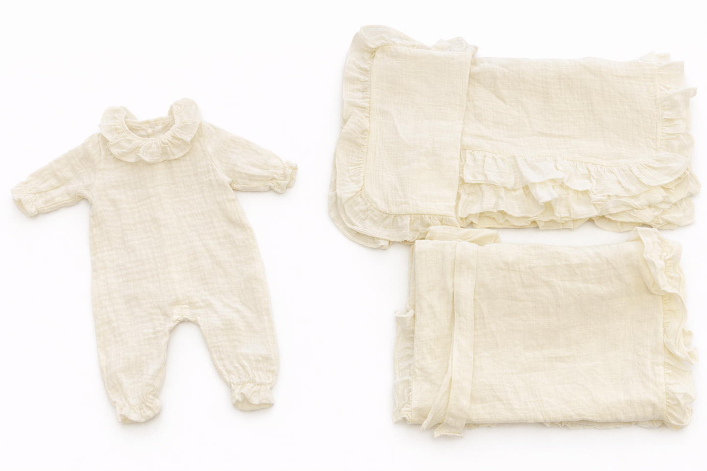 %100 Pamuk Müslin Yenidoğan Seti | Konforlu & Şık 6