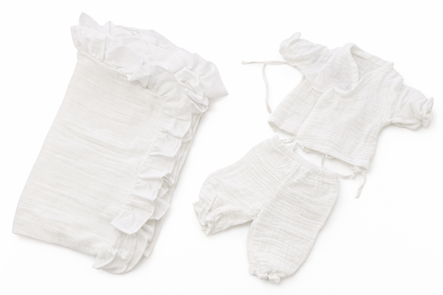 %100 Pamuk Müslin Yenidoğan Seti | Konforlu & Şık 1
