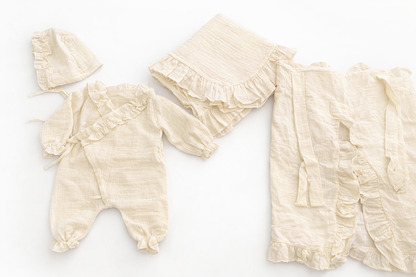 %100 Pamuk Müslin Yenidoğan Seti | Konforlu & Şık 4