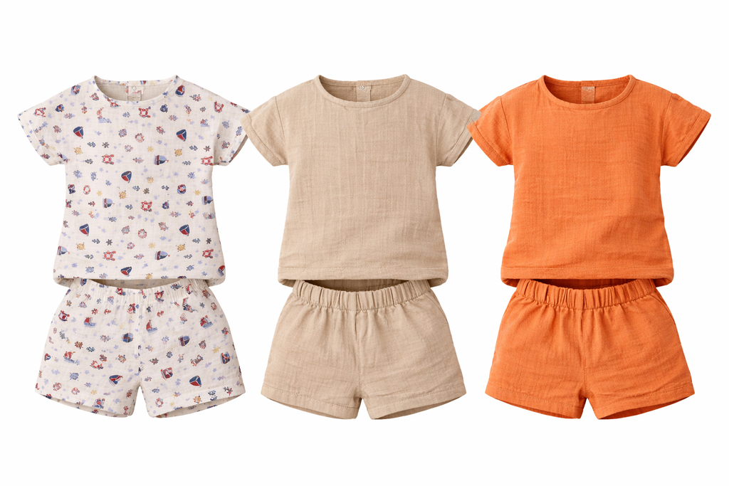 Müslin Bebek Takımı | %100 Pamuk