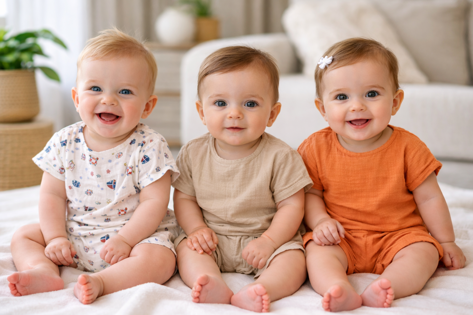 Müslin Bebek Takımı | %100 Pamuk