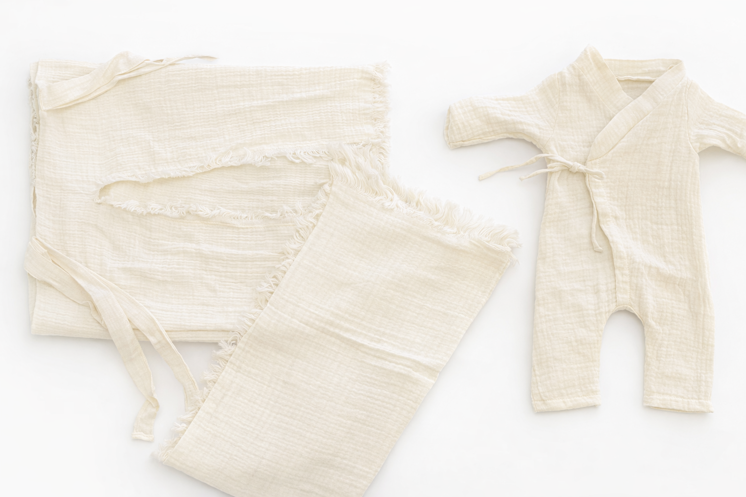 Müslin Yenidoğan Seti - Gezinti | %100 Pamuk (OUTLET)