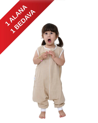 Çift Kat Müslin Uyku Tulumu (0.5 TOG) Enhitbaby