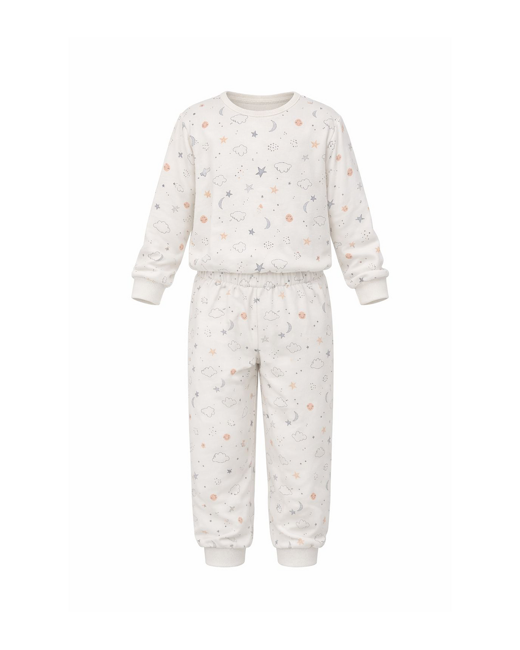 Çocuk Pijama Takımı | 2 TOG | %100 Pamuk - 3 İplik - Çift Kat