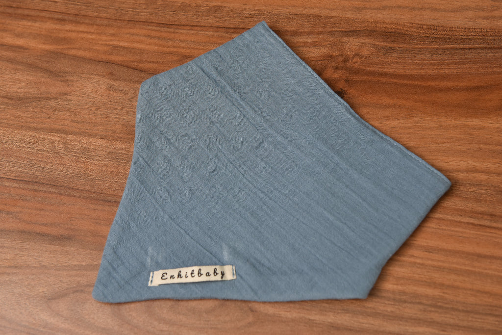 10'lu Set Yumuşak Fular Önlük | 4 Katlı - %100 Pamuk | Çıtçıtlı