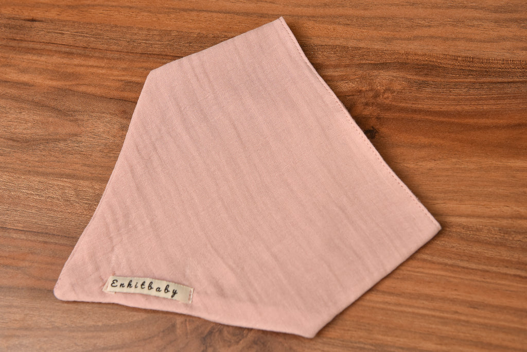 10'lu Set Yumuşak Fular Önlük | 4 Katlı - %100 Pamuk | Çıtçıtlı