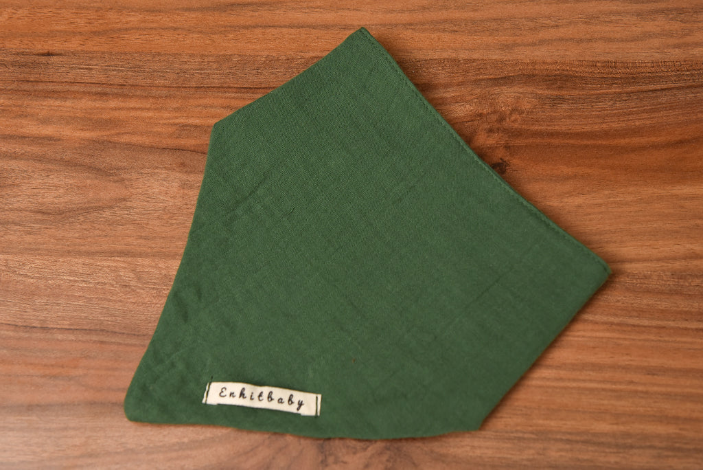 10'lu Set Yumuşak Fular Önlük | 4 Katlı - %100 Pamuk | Çıtçıtlı