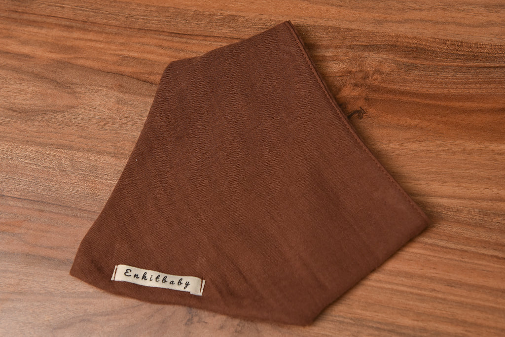 10'lu Set Yumuşak Fular Önlük | 4 Katlı - %100 Pamuk | Çıtçıtlı