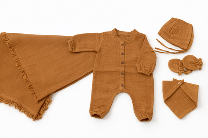 %100 Pamuk Müslin Yenidoğan Seti | Konforlu & Şık 11