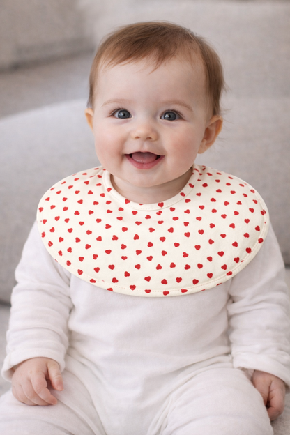 Müslin Kore Önlüğü – Sıvı Geçirmez Salya Önlüğü (%100 Pamuk)