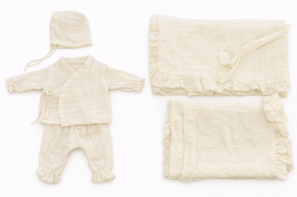 %100 Pamuk Müslin Yenidoğan Seti | Konforlu & Şık 8