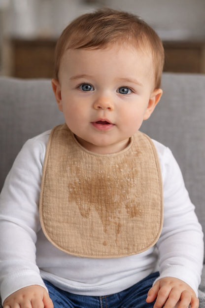 Mama & Salya Önlüğü – %100 Pamuk, Sıvı Geçirmez Konfor