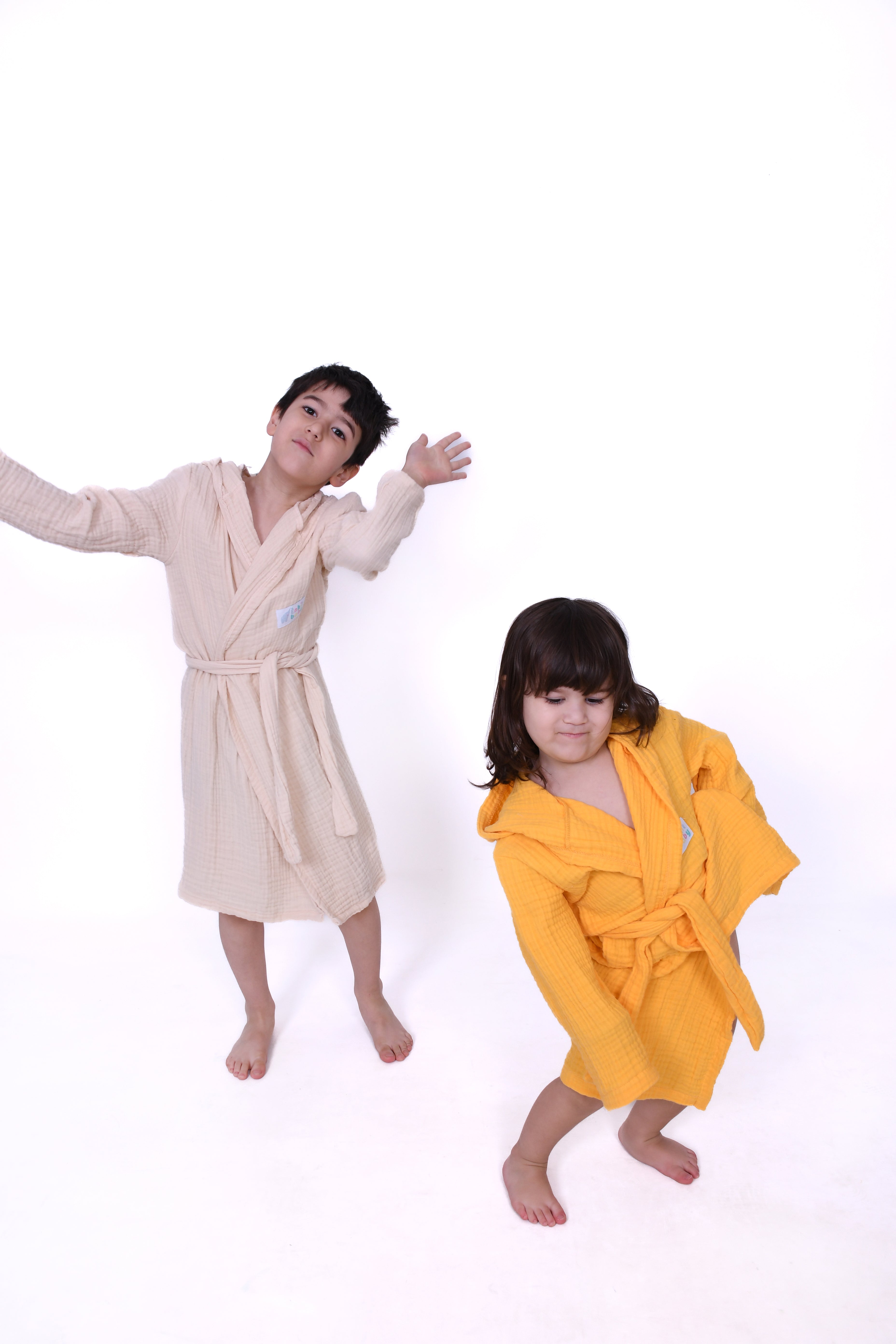 4 Katlı Müslin Çocuk Bornozu Enhitbaby