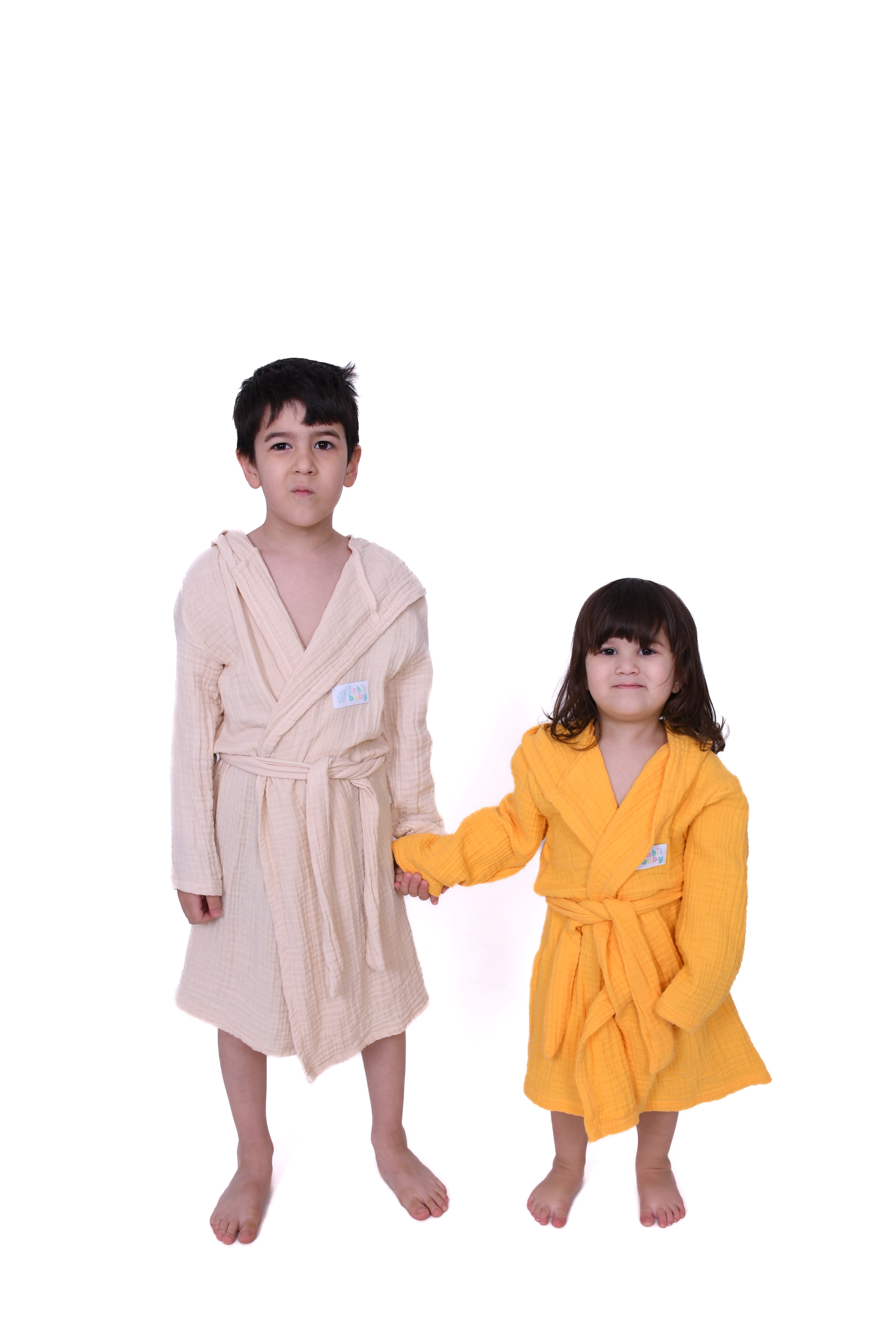 4 Katlı Müslin Çocuk Bornozu Enhitbaby