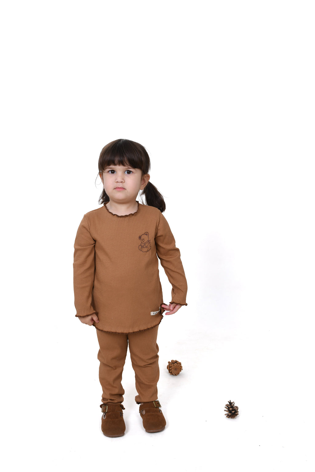 Ayıcık Nakışlı Fitilli Mevsimlik Takım Enhitbaby