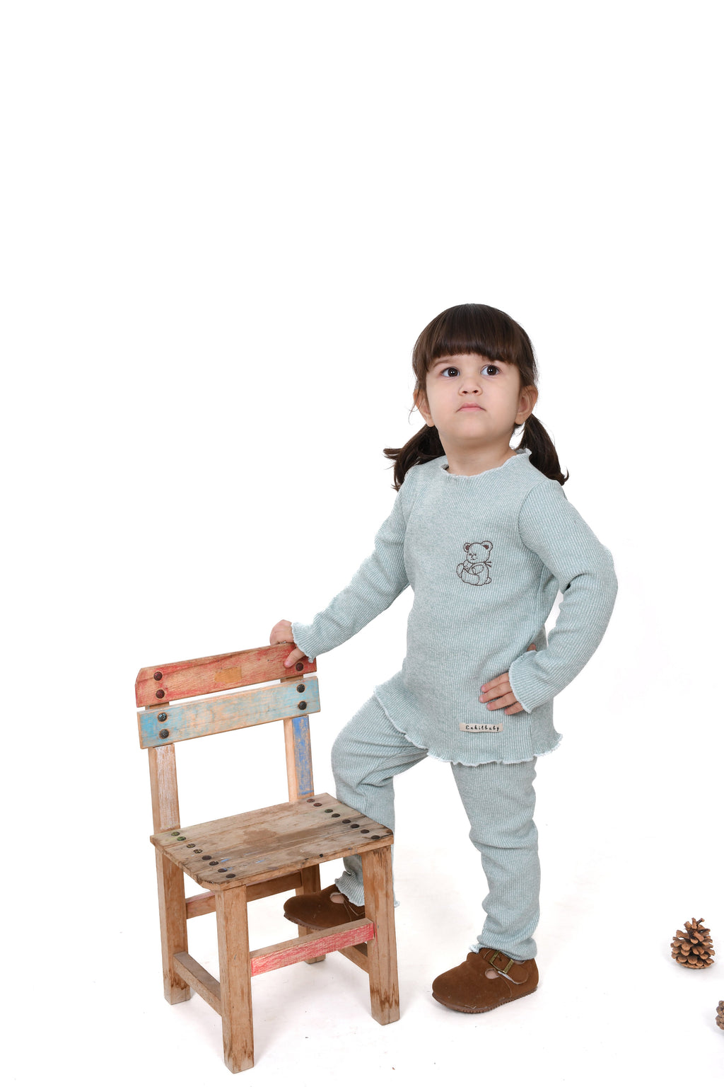 Ayıcık Nakışlı Fitilli Kışlık Takım Enhitbaby