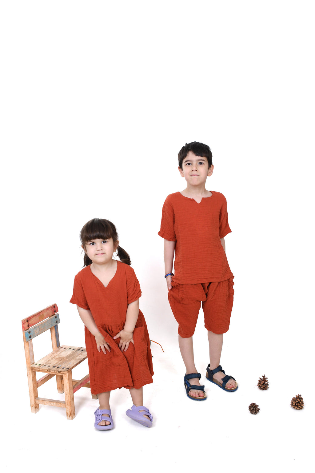 Çift Kat Müslin Şalvar Şort Enhitbaby