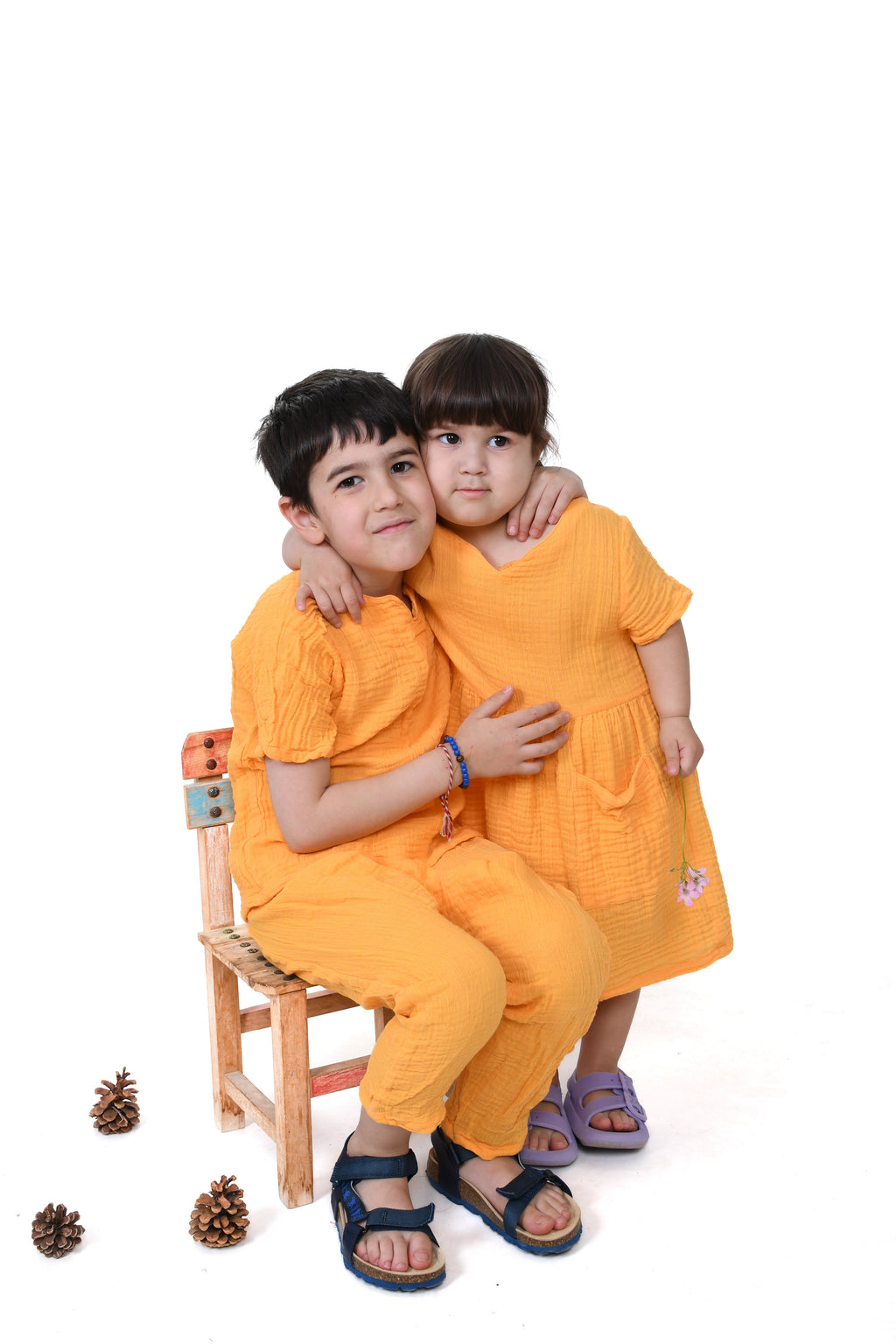 Çift Kat Müslin Şalvar Model Pantolon Enhitbaby