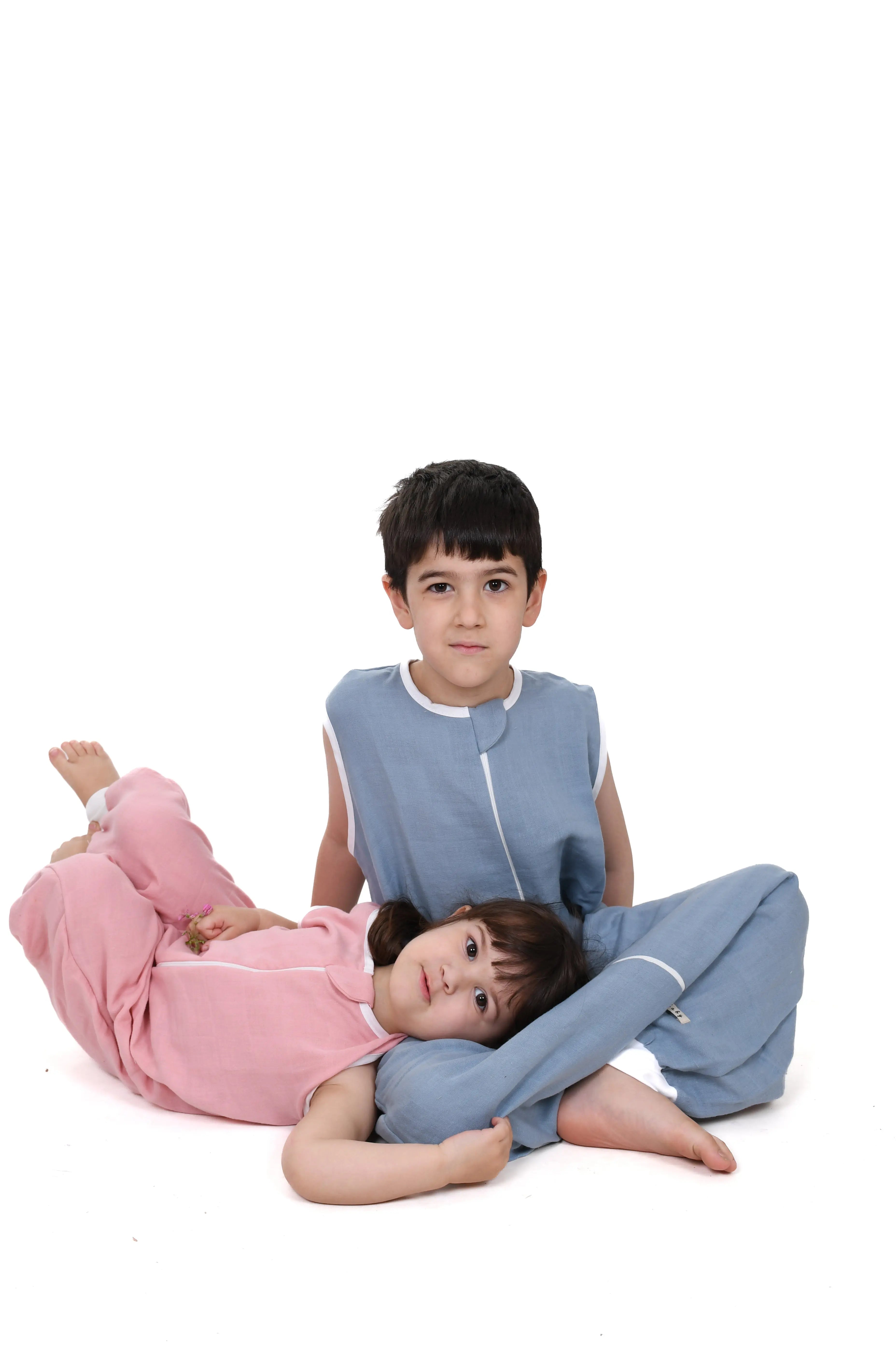 Çift Kat Müslin Uyku Tulumu (0.5 TOG) Enhitbaby