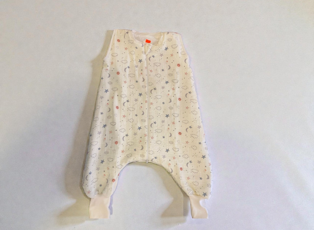 Penye Astarlı 4 Kat Müslin Uyku Tulumu (1 TOG)(OUTLET)