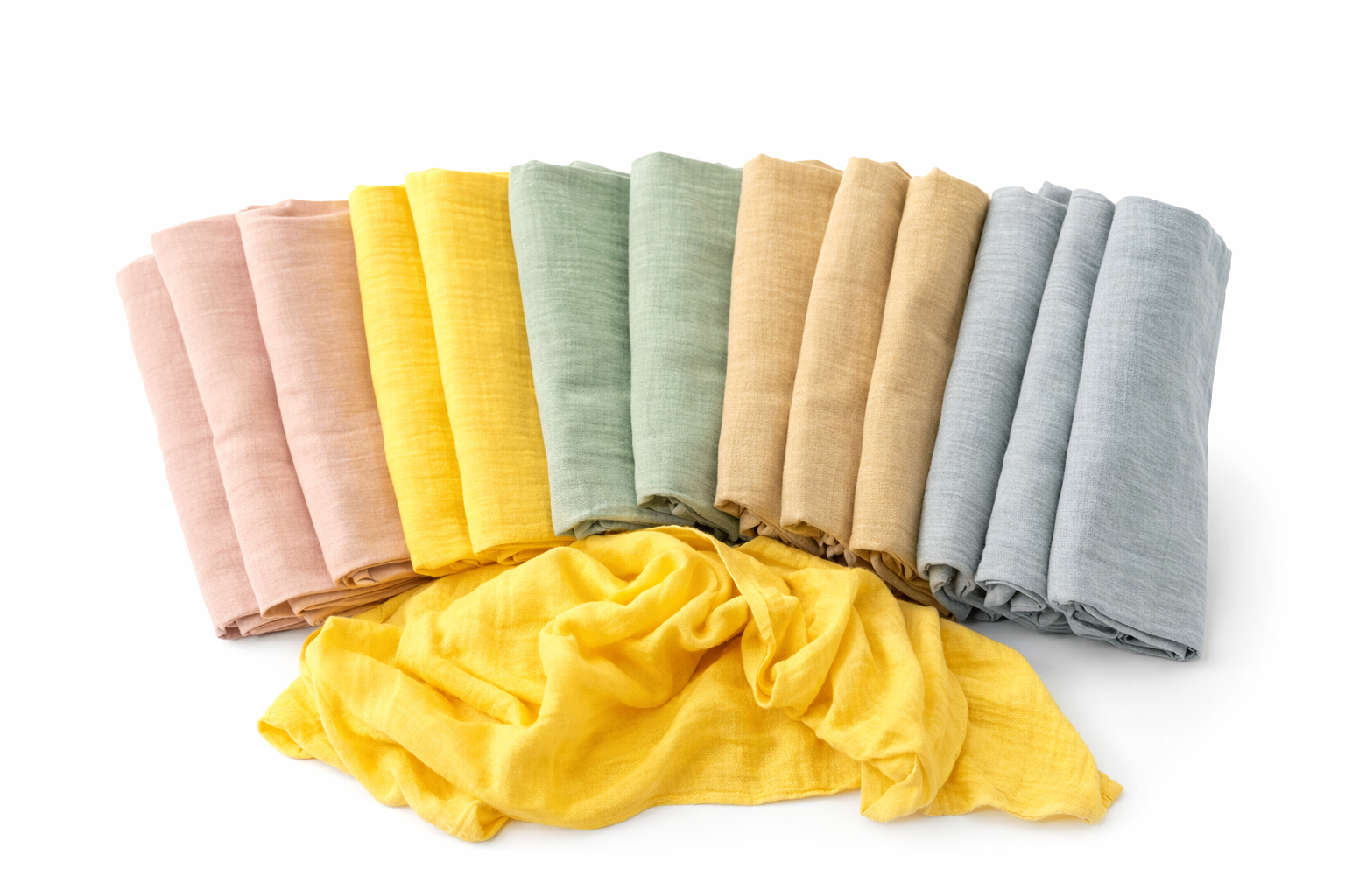 Çok Amaçlı %100 Pamuk Müslin Örtü | 100x100 cm