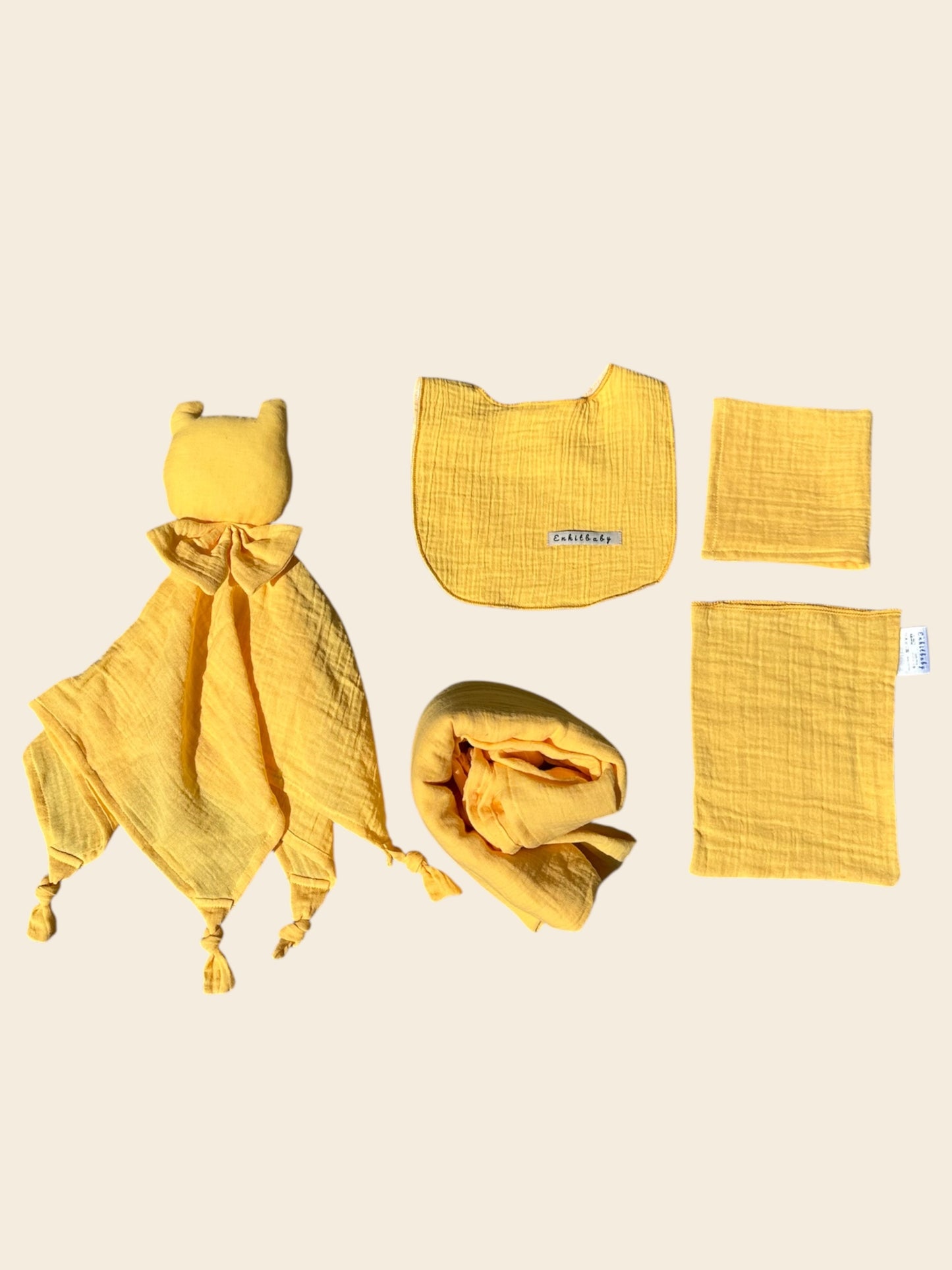 Çift Kat Müslin Yenidoğan Seti (9 Parça)