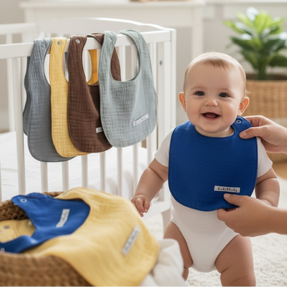 Mama & Salya Önlüğü – %100 Pamuk, Sıvı Geçirmez Konfor