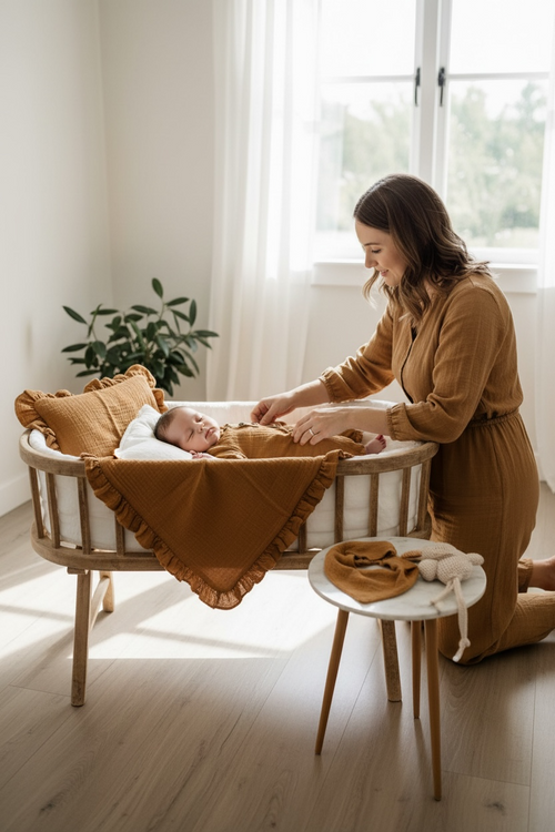 %100 Pamuk Müslin Yenidoğan Seti | Konforlu & Şık 11