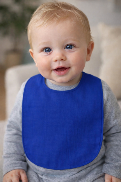 %100 Pamuk - Sıvı Geçirmez -Mama&Salya Önlüğü - 5'li Set