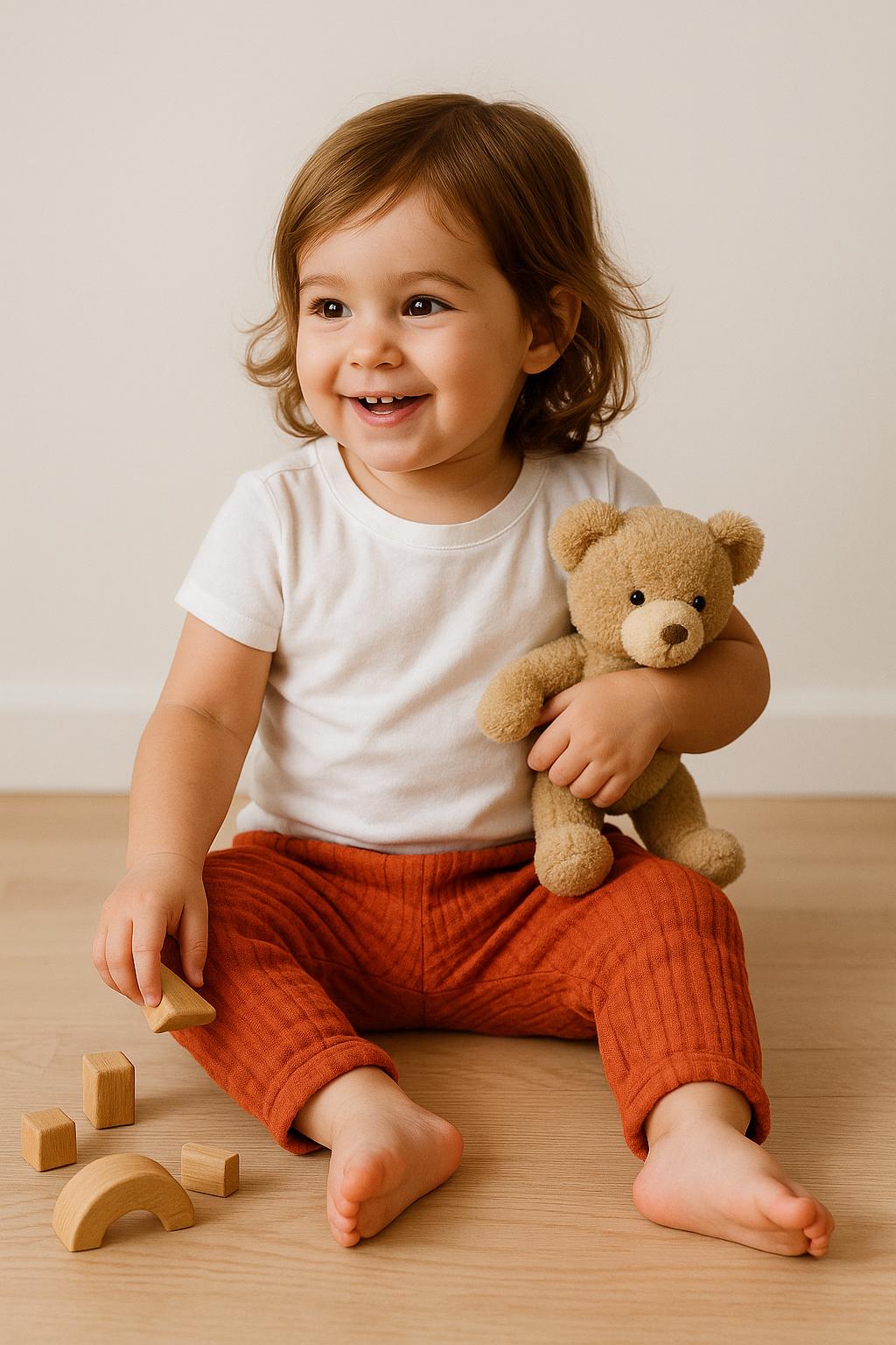 Çift Kat Müslin Şalvar Model Pantolon Enhitbaby