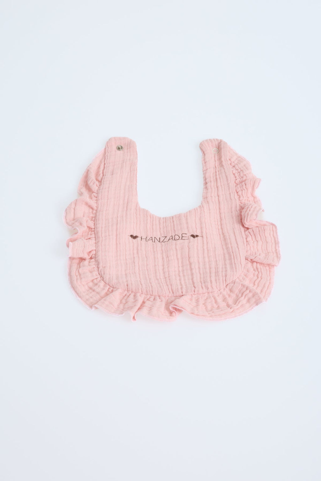 Kişiye Özel İsim Nakışlı Sıvı Geçirmez Müslin Önlük Enhitbaby