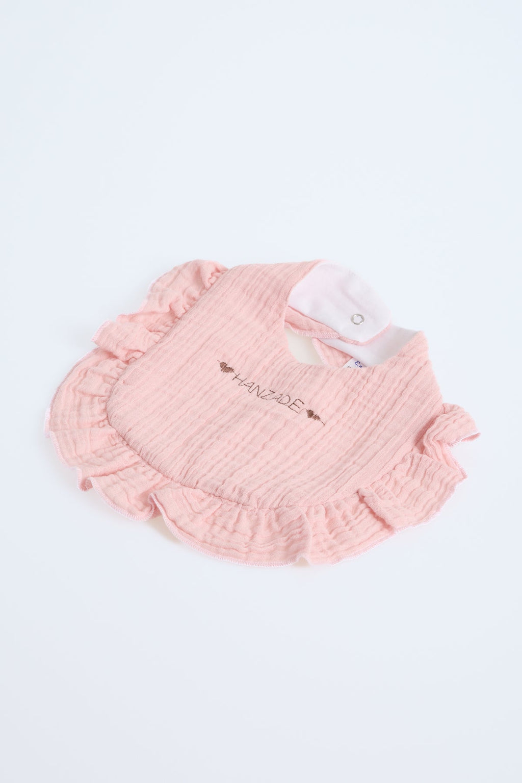 Kişiye Özel İsim Nakışlı Sıvı Geçirmez Müslin Önlük Enhitbaby